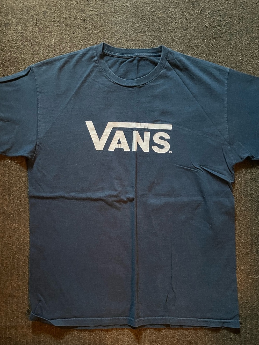Vans Navy Blue Logo T-Shirt